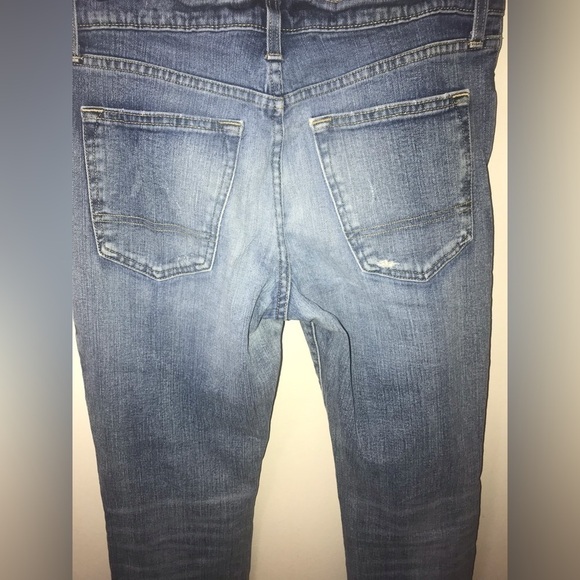 Arizona Jeans Co Mens Cotton Distressed Slim Fit Skinny Denim Jeans Size 31 X 32 - Picture 8 of 12